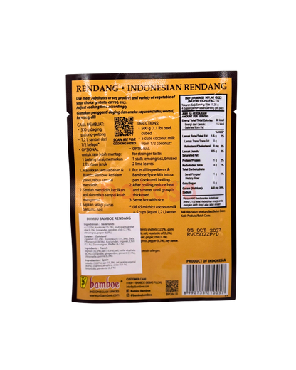 Bamboe Bumbu Rendang 45g