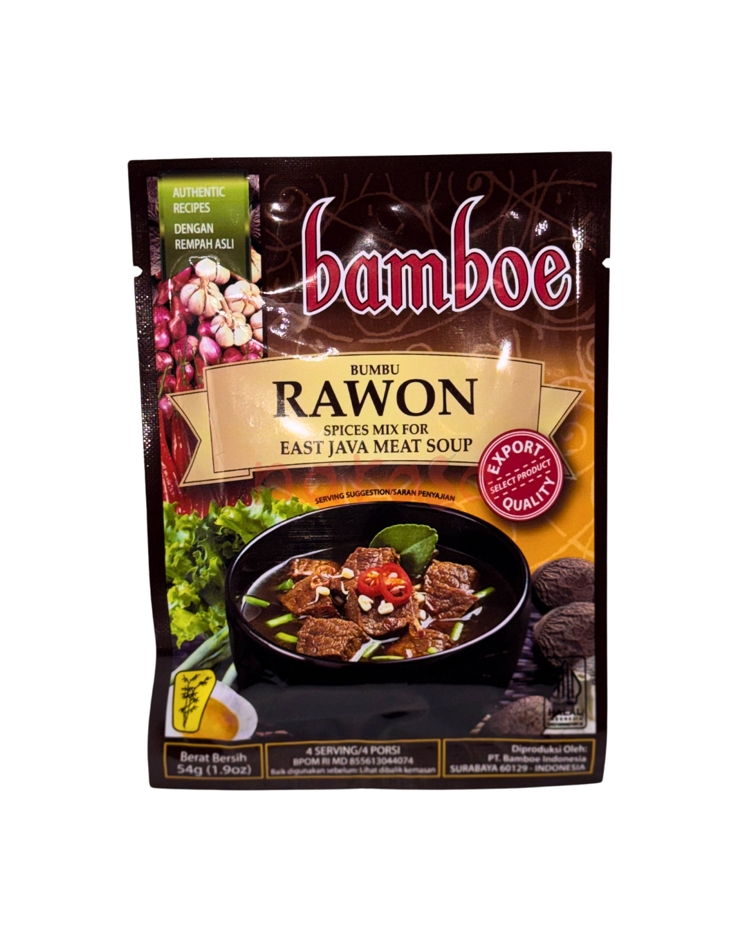 Bamboe Rawon (Schwarze Rindfleischsuppe) Gewürzmischung 54g