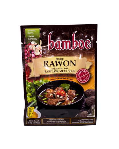Bamboe Rawon (Schwarze Rindfleischsuppe) Gewürzmischung 54g