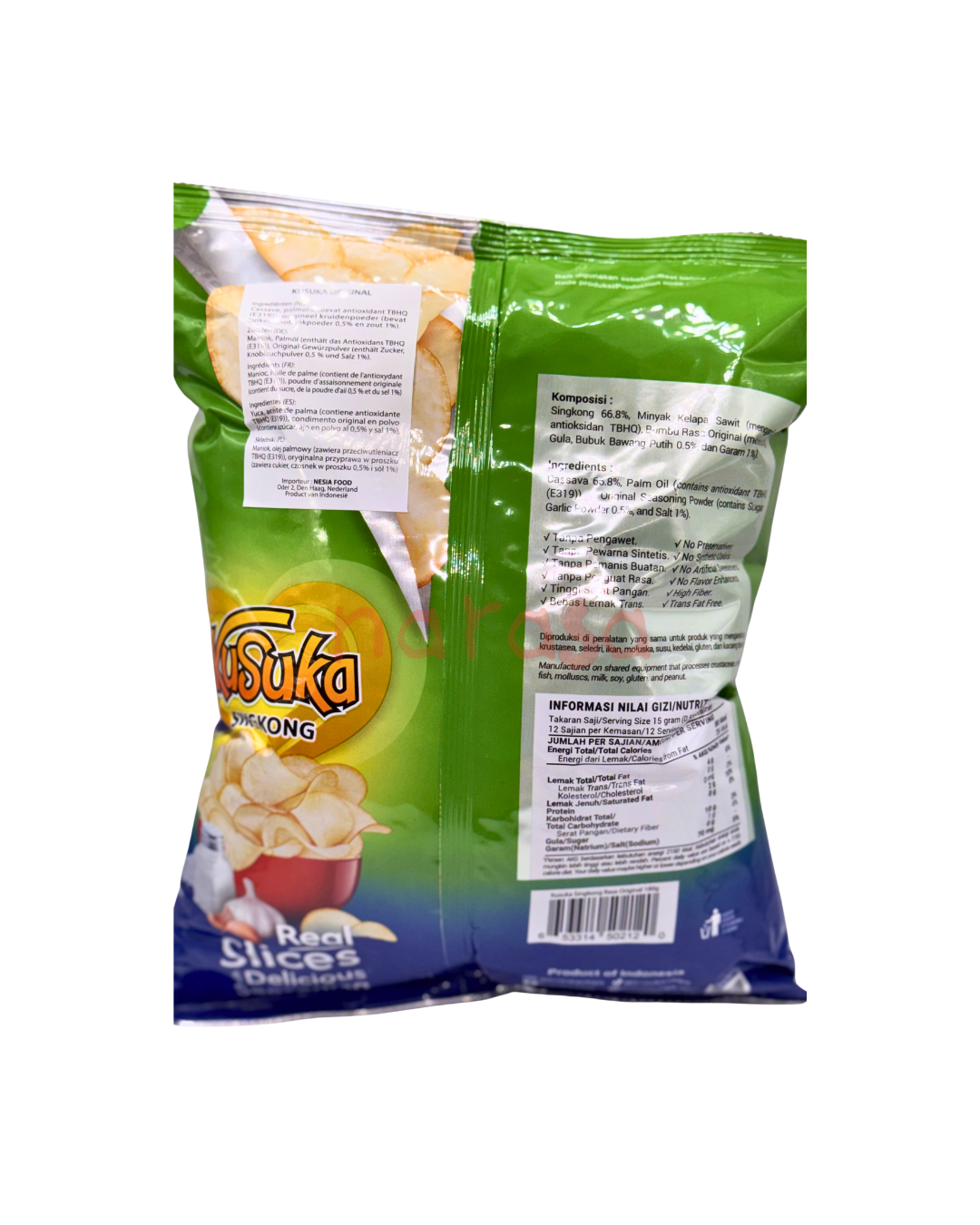 KUSUKA Cassava (Maniok) Chips Original 180g
