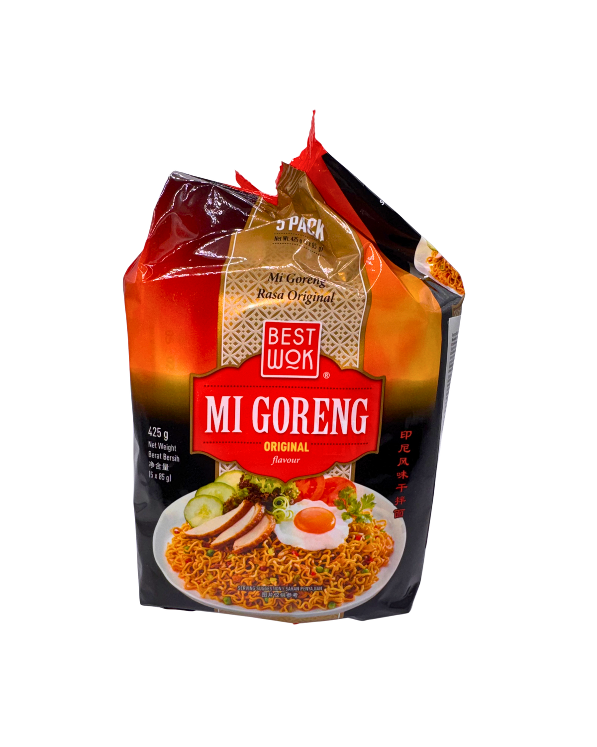 BEST WOK Mie Goreng Original (5 × 85g) 425 g