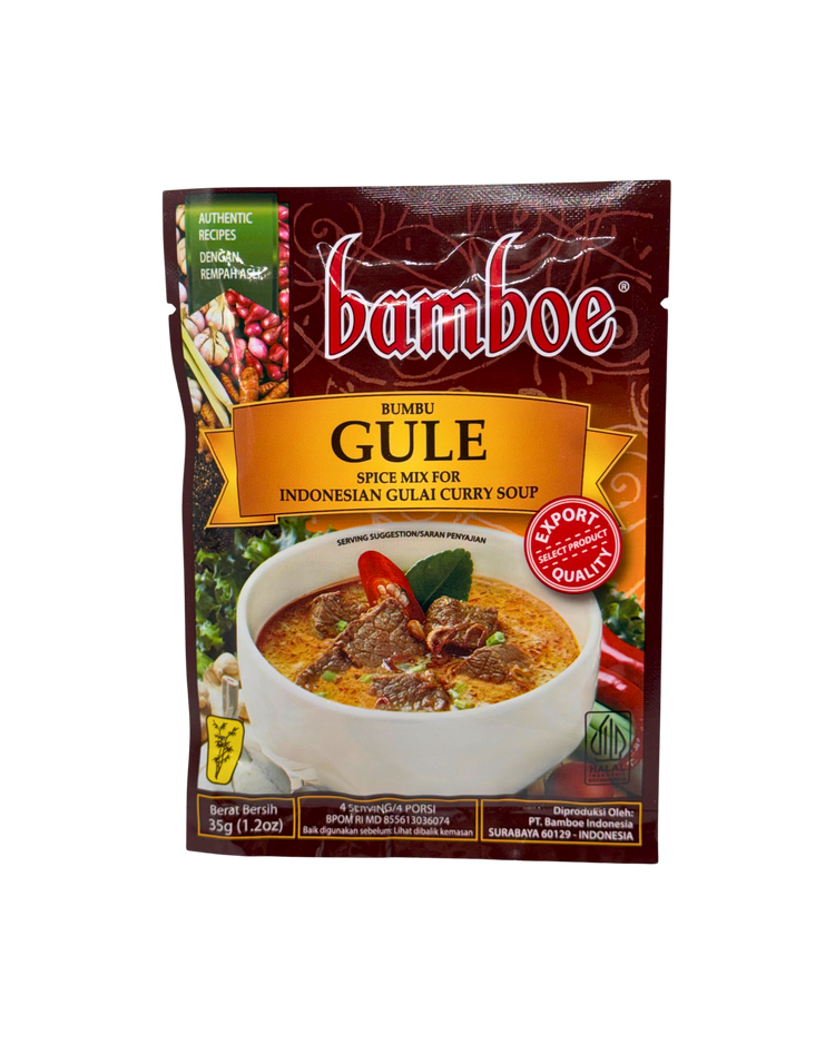Bamboe Bumbu Gule 35 g indonesische Gewürzmischung Vorderseite