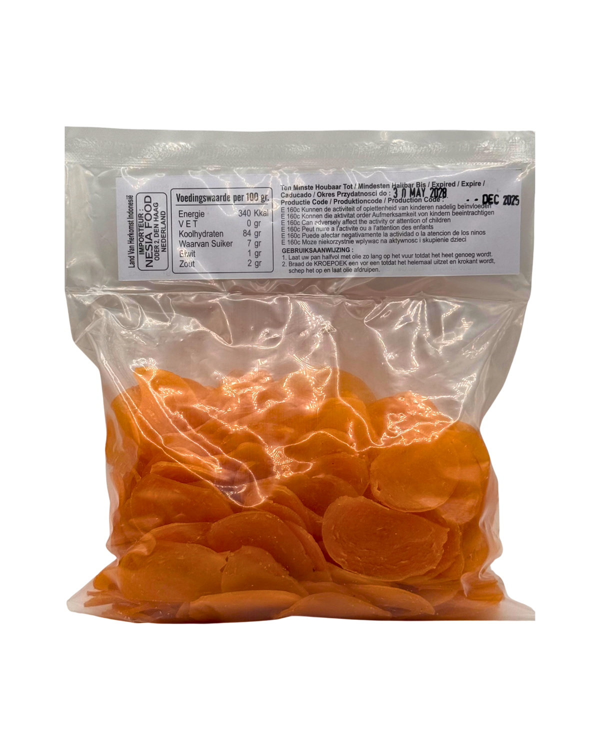 NESIA Kerupuk Bawang Gado Gado (Knoblauch-Kräcker, roh) 250 g
