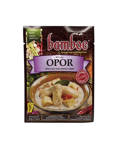 Bamboe Opor (Indonesisches helles Curry) Gewürzmischung 36g