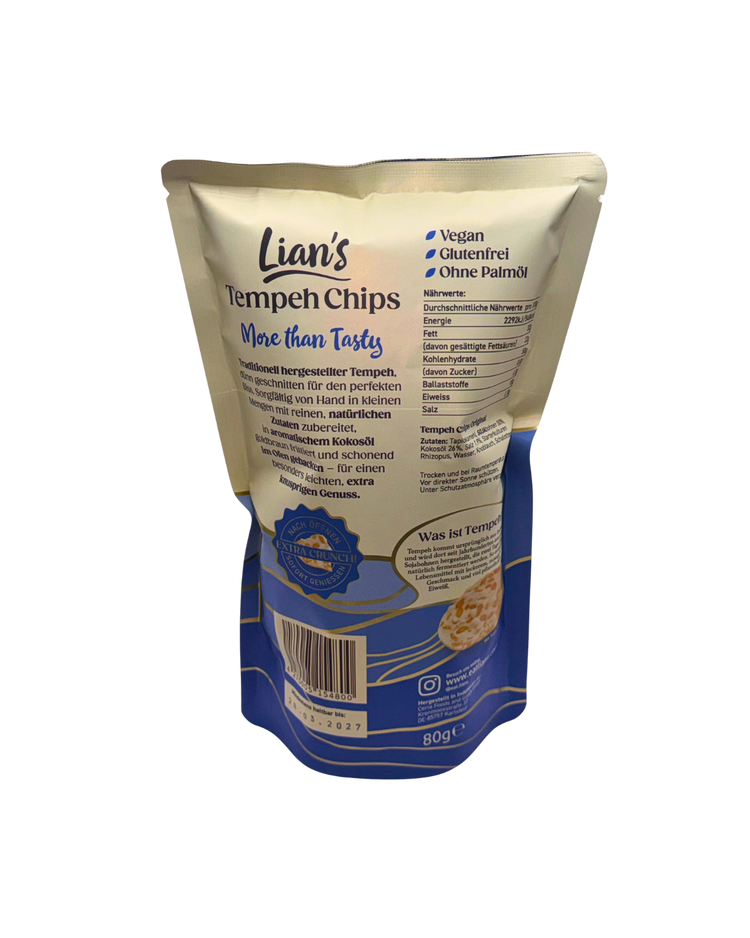 Lian's Tempeh Chips vegan Snack