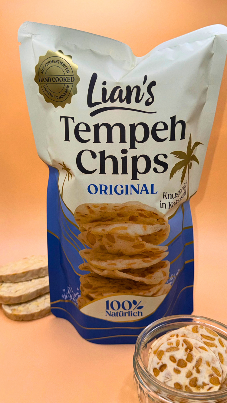 Lian's Tempeh Chips vegan Snack